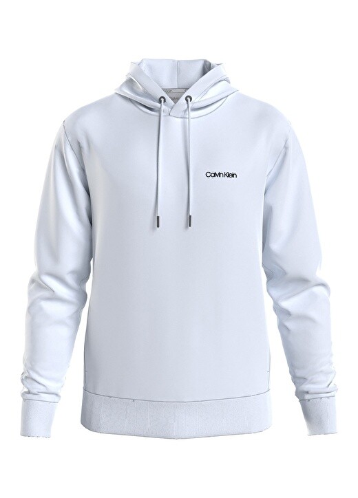 

Белая мужская толстовка с воротником с капюшоном Calvin Klein, Белый