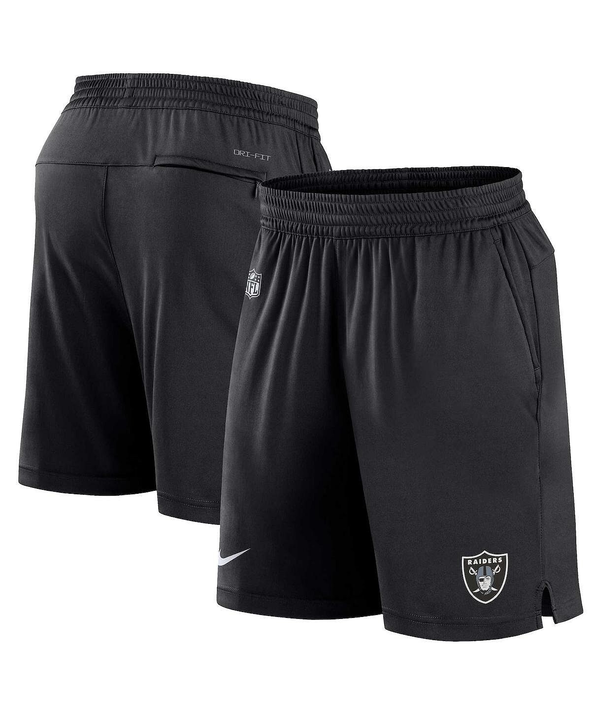 

Мужские черные шорты Las Vegas Raiders Sideline Performance Nike