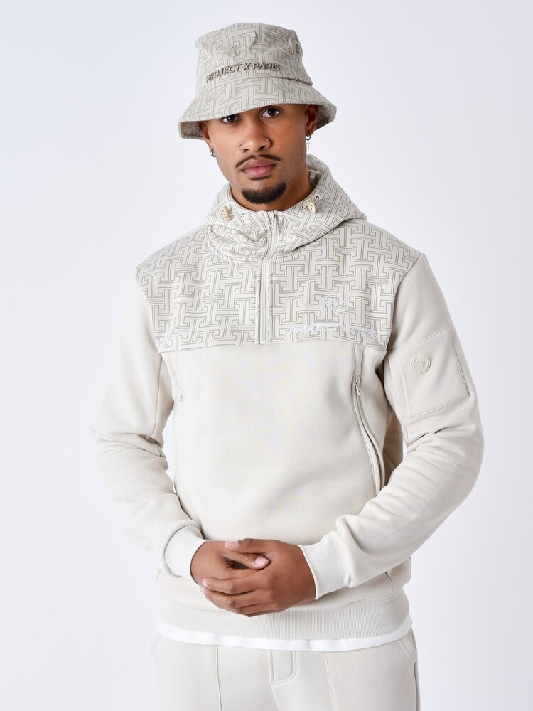 

Худи Project X Paris Monogrammed, бежевый