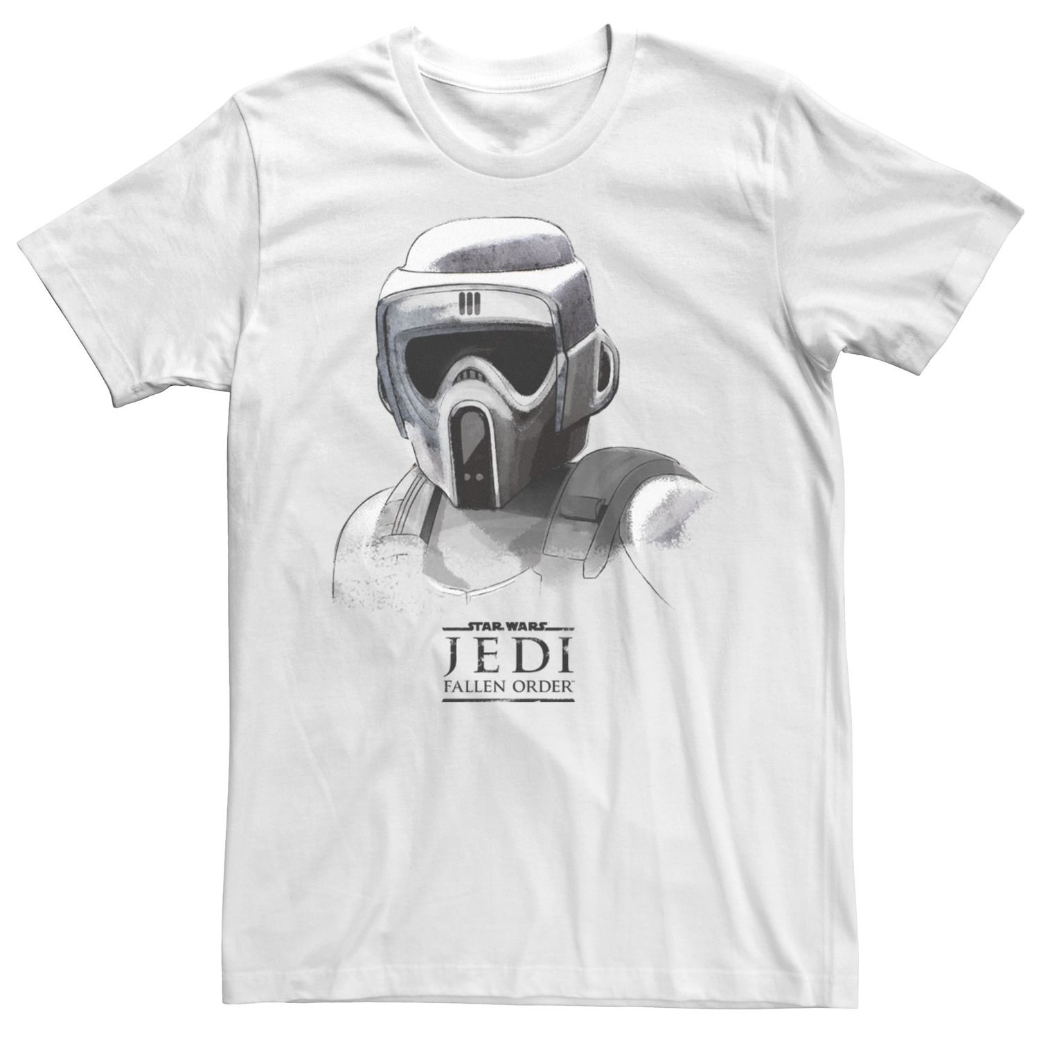 Мужская серая футболка Star Wars Jedi Fallen Order Licensed Character
