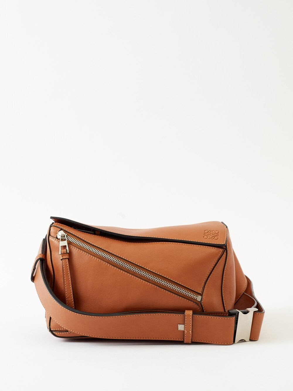 

Кожаная сумка через плечо puzzle LOEWE, коричневый
