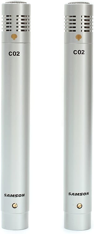 

Конденсаторный микрофон Samson C02 Small-Diaphragm Supercardioid Pencil Condenser Mics (Stereo Pair)