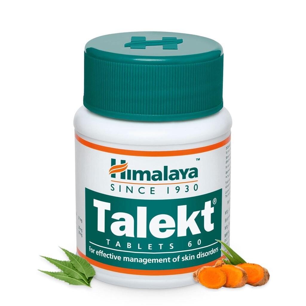 

Talekt Проблемы с кожей Himalaya Биологически активная добавка, 60 таблеток Inna Marka