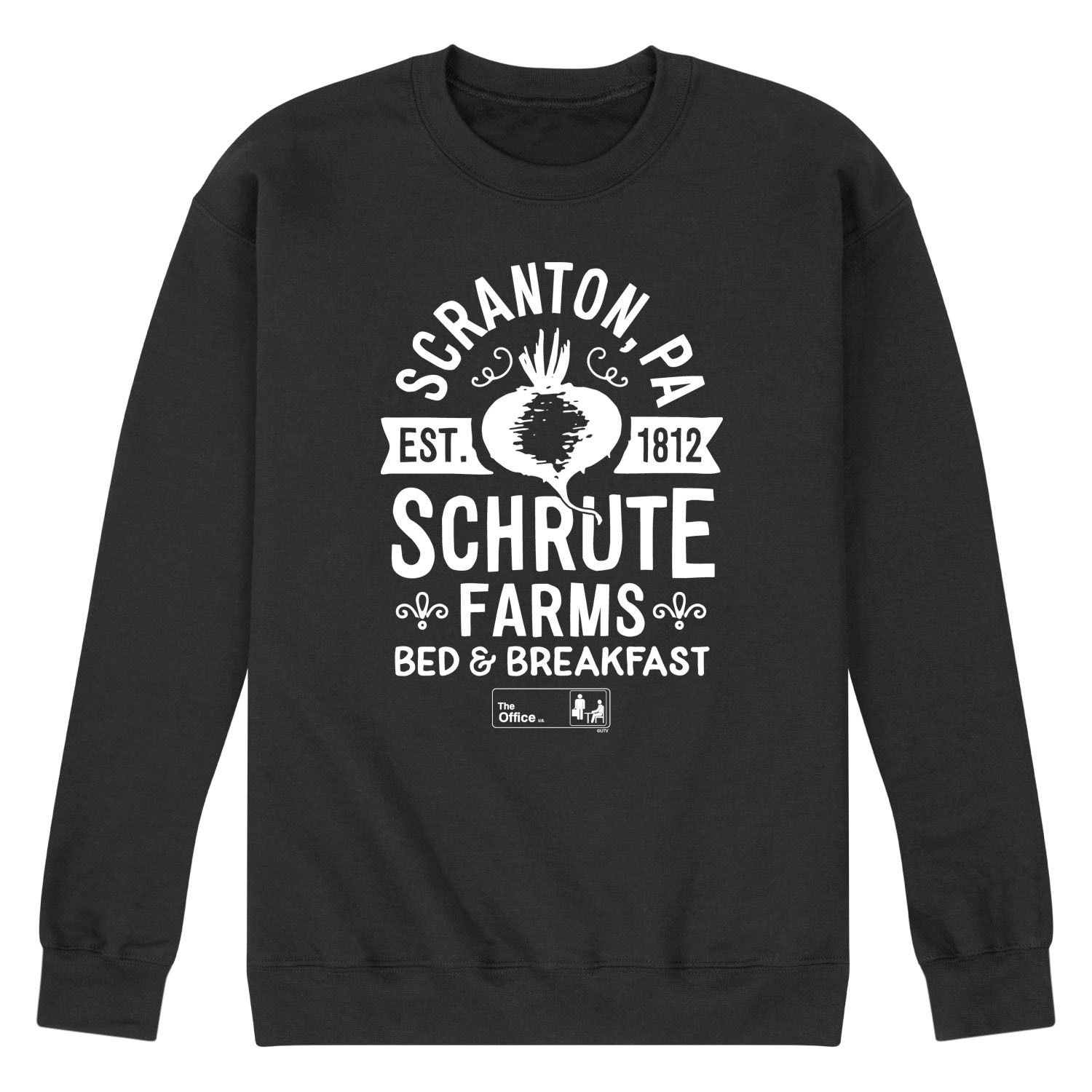 Мужской свитшот The Office Schrute Farms Licensed Character office us schrute farms bed