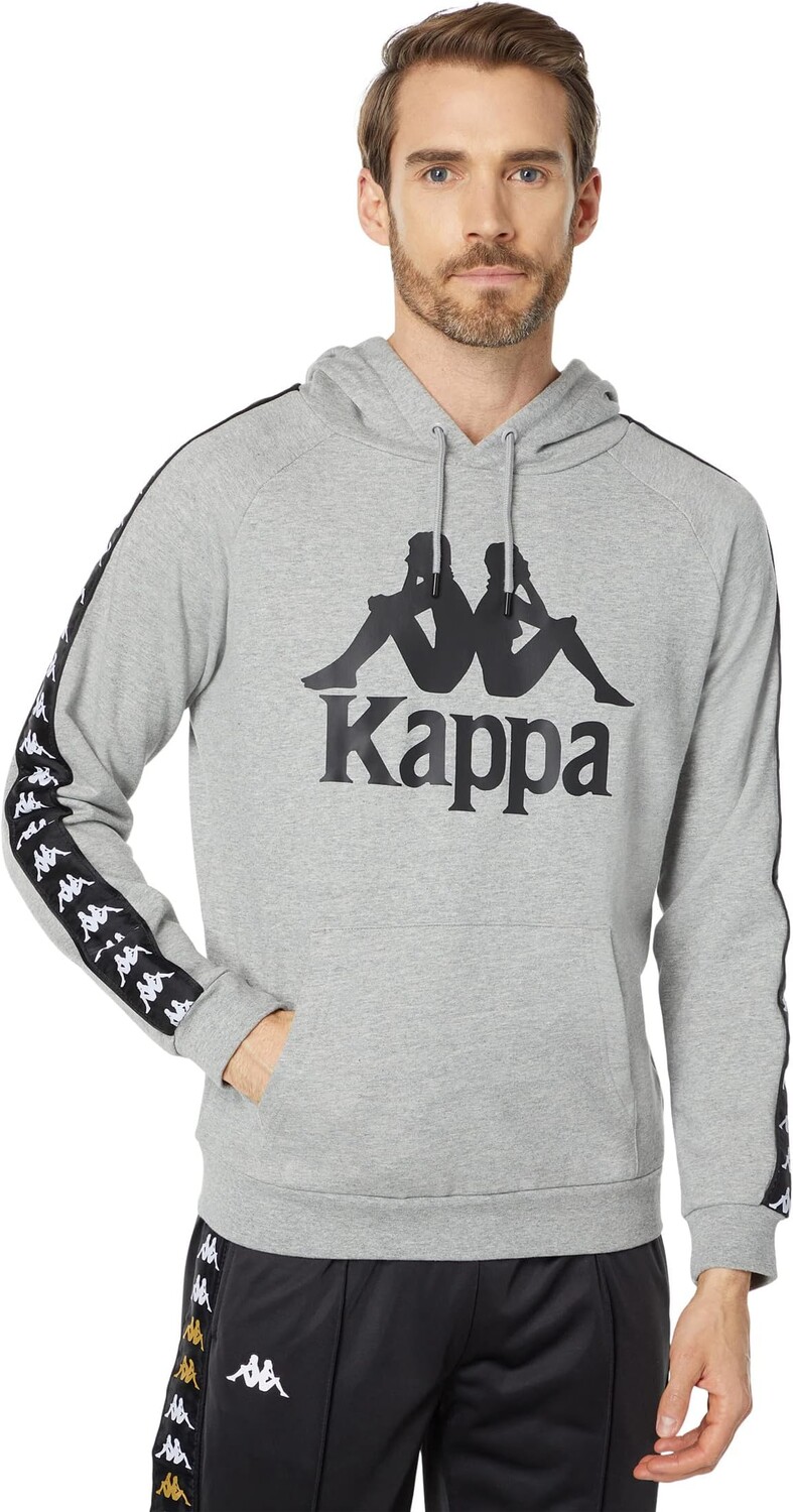 

Толстовка 222 Banda Hurtado-2 Kappa, цвет Grey Mid Melange/Black