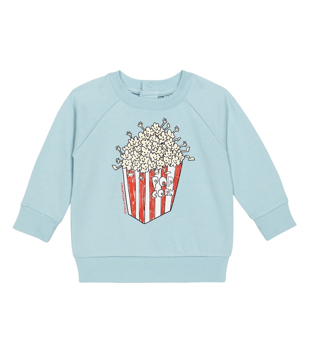 

Хлопковая толстовка с детским принтом Stella Mccartney Kids, синий