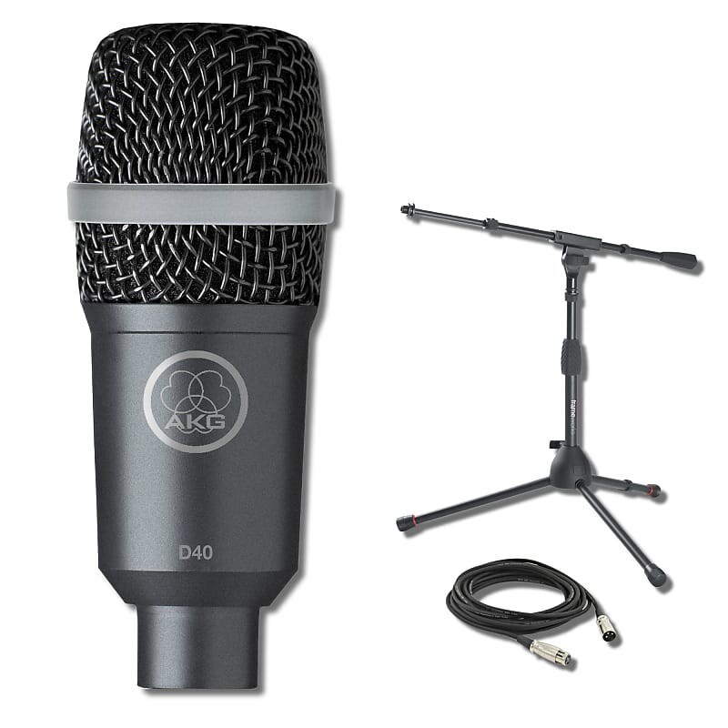 

Динамический микрофон AKG D40 Cardioid Dynamic Instrument Mic