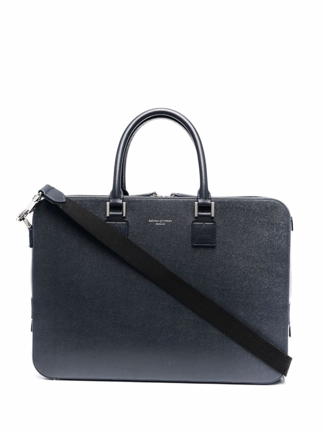 

Aspinal Of London маленький портфель Mount Street, синий