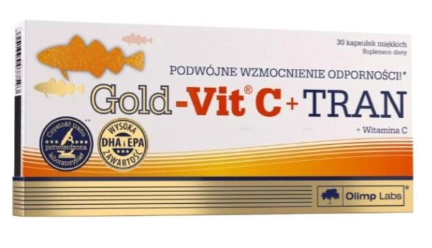 Капсулы, поддерживающие иммунную систему Olimp Gold-Vit C + Tran, 30 шт