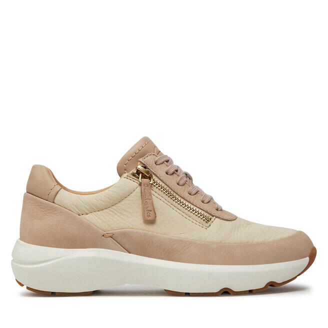 

Кроссовки Clarks Tivoli Zip 26176651 Sand Combi, бежевый