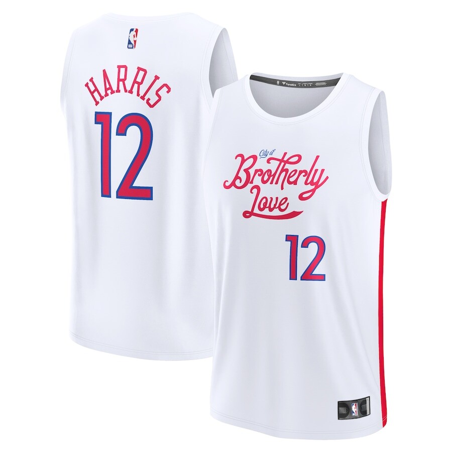 

Джерси Fanatics Branded Philadelphia 76Ers, белый