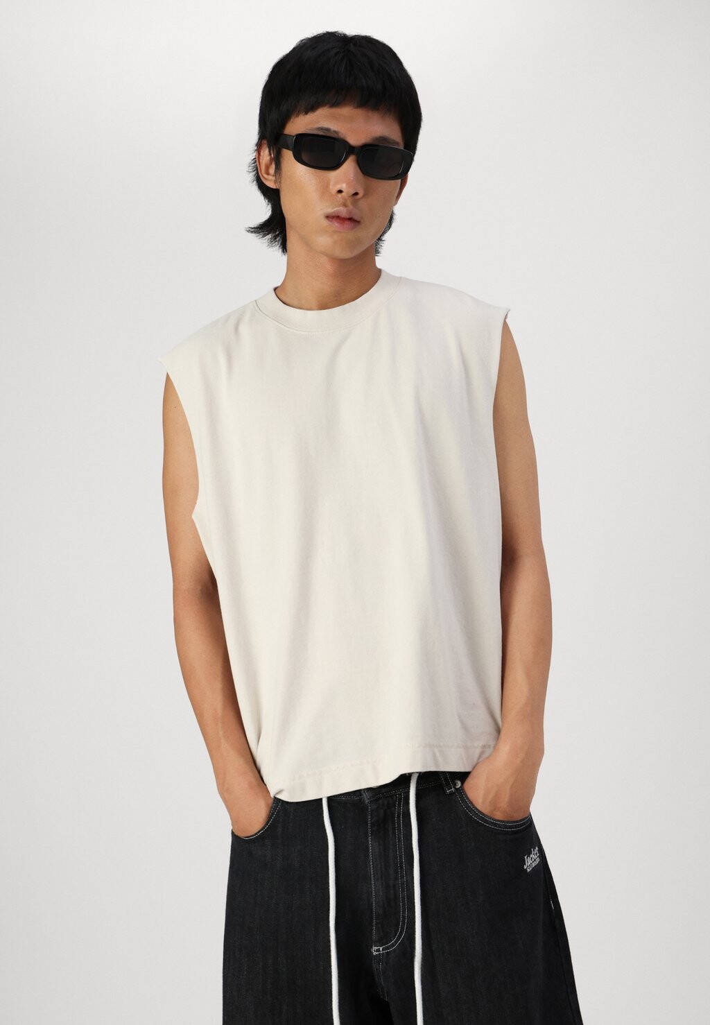 

Джинсовые шорты BAGGY SERIF LOGO UNISEX Jacker, черный
