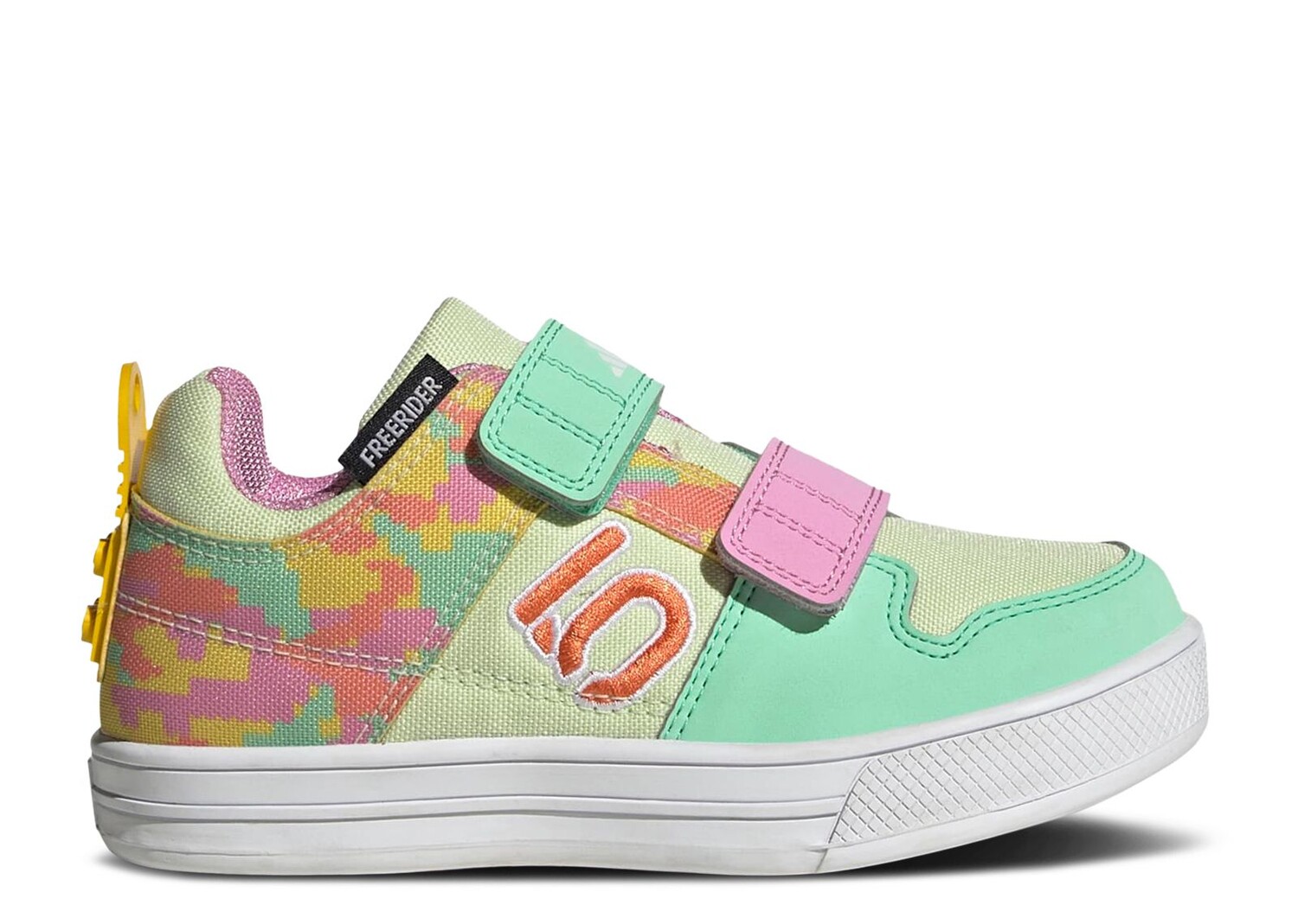

Кроссовки adidas Lego X Five Ten Freerider J 'Green Glow Bliss Orchid', зеленый