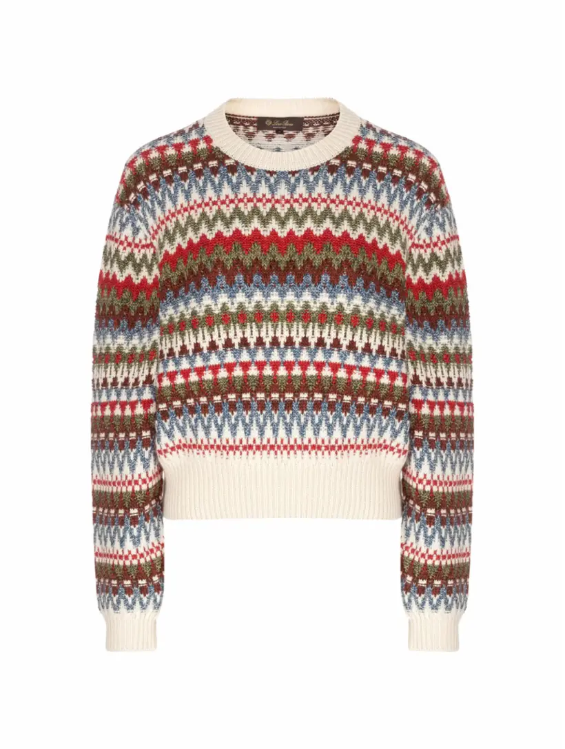 

Вязаный джемпер Trujillo Loro Piana, мультиколор