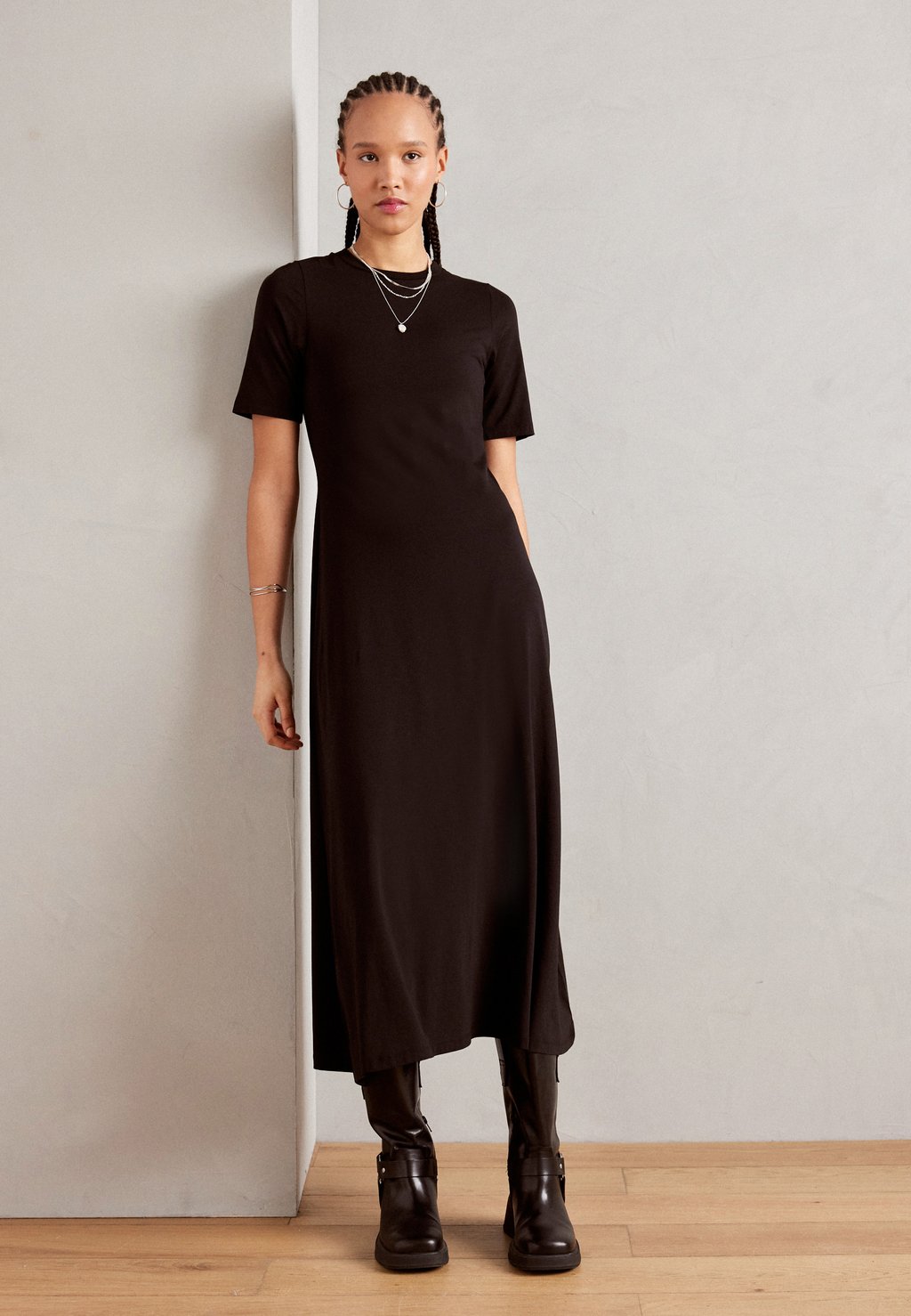 Платье из джерси DRESS SHORT SLEEVE Marc O'Polo, цвет black фото