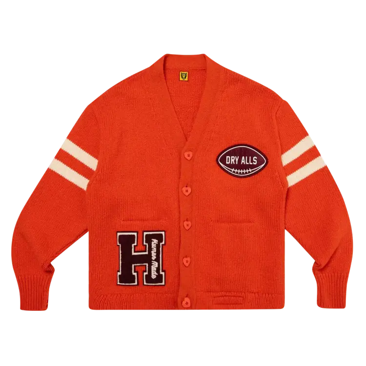 Кардиган Human Made Low Gauge Knit 'Orange', оранжевый худи human made tsuriami orange оранжевый