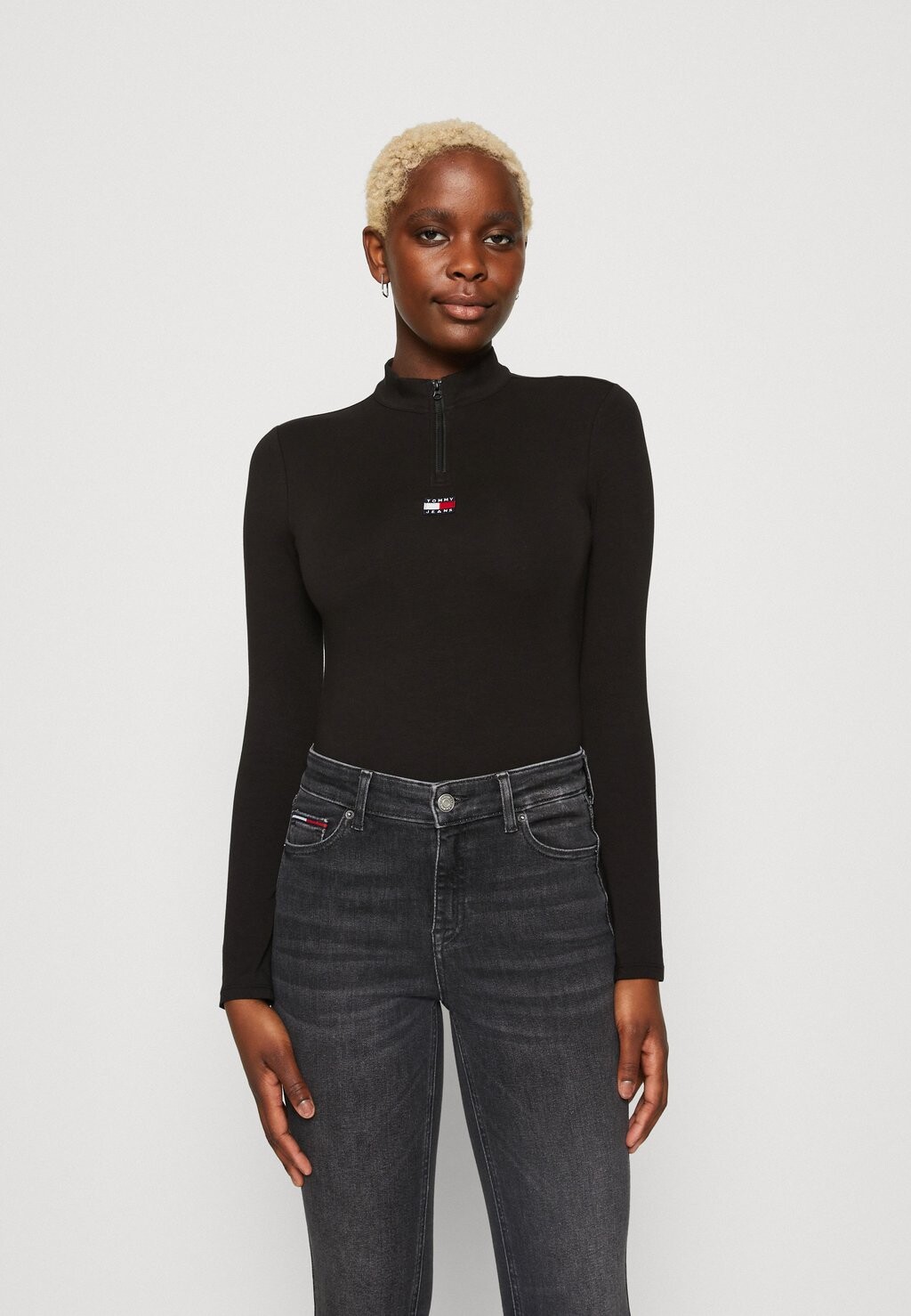 

Рубашка с длинным рукавом Tommy Jeans, черный