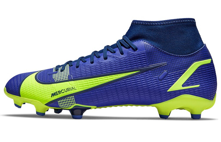 

Низкие футбольные бутсы Nike Superfly 8 Academy FG/MG синие
