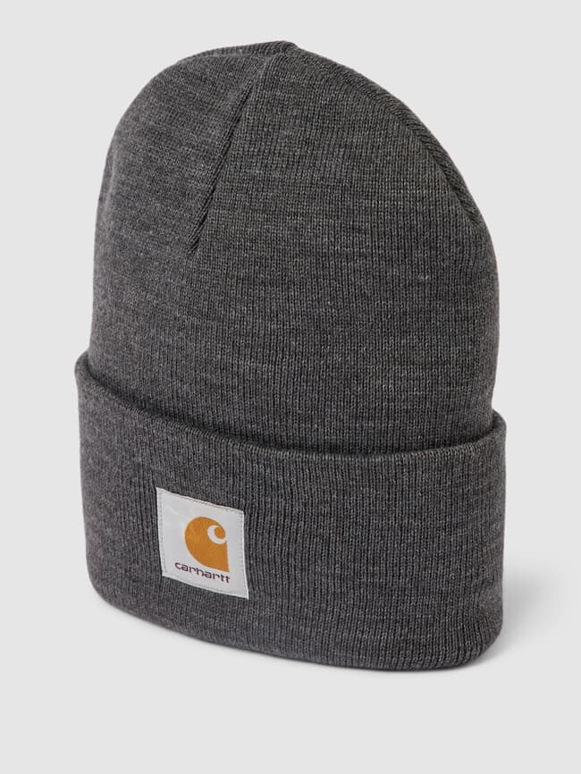 

Шляпа с широкой манжетой и этикеткой Carhartt Work In Progress, темно-серый