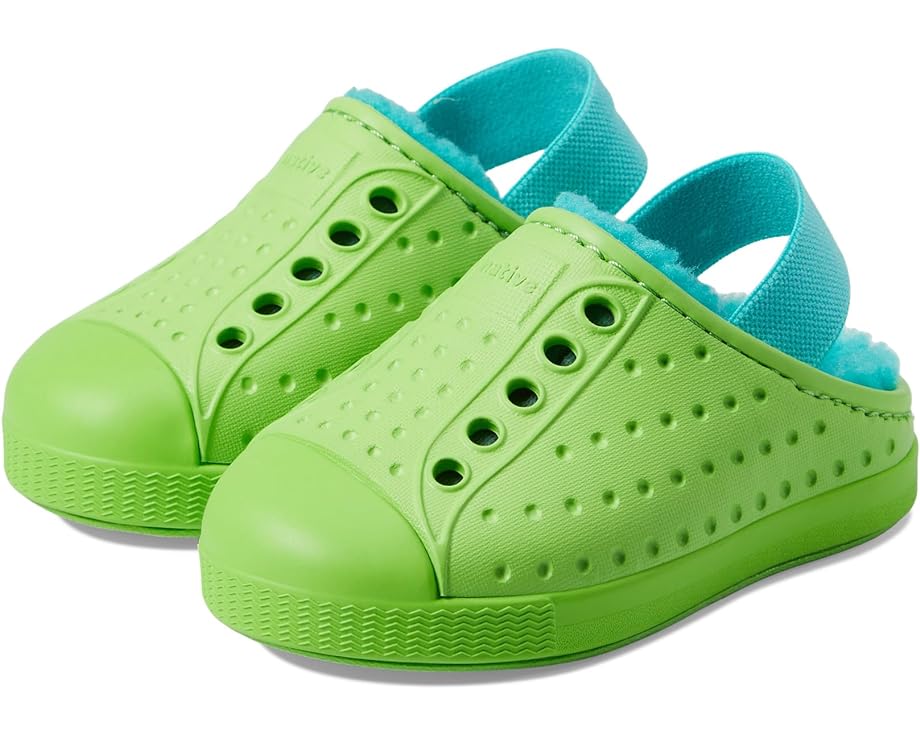цена Кроссовки Native Shoes Jefferson Cozy, цвет Snap Green/Snap Green/Maui Blue