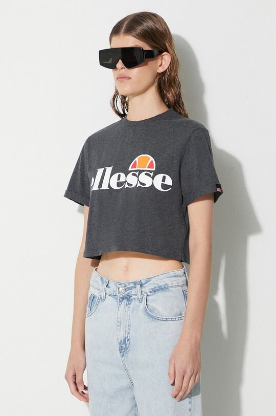 

Хлопковая футболка Ellesse, серый
