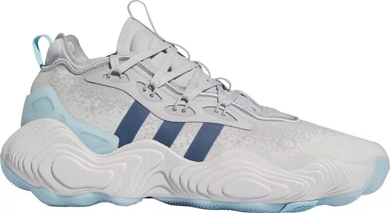 

Баскетбольные кроссовки Adidas Trae Young 3, серый/синий