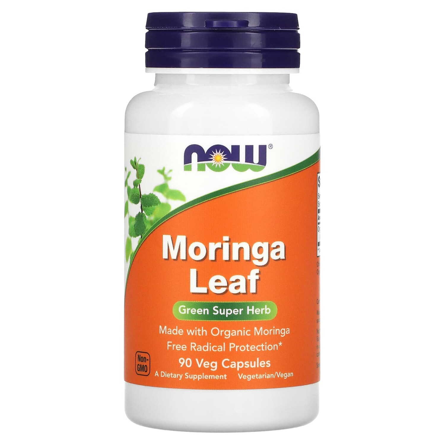 

Moringa Leaf, 90 Veg Capsules, NOW Foods