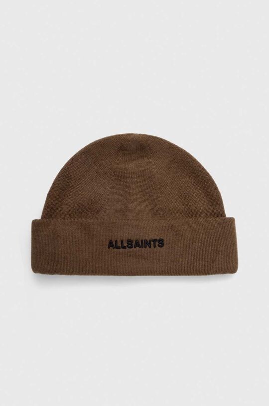 

Шапка из смесовой шерсти AllSaints, коричневый