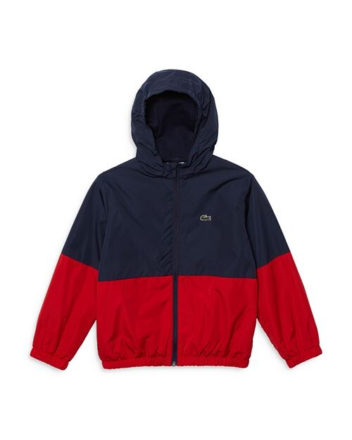 

Блузон в клетку для мальчиков Lacoste, цвет Blue
