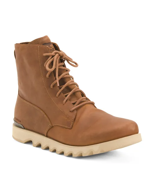 

Мужские кожаные водонепроницаемые ботинки Kezar Sorel, цвет Tan