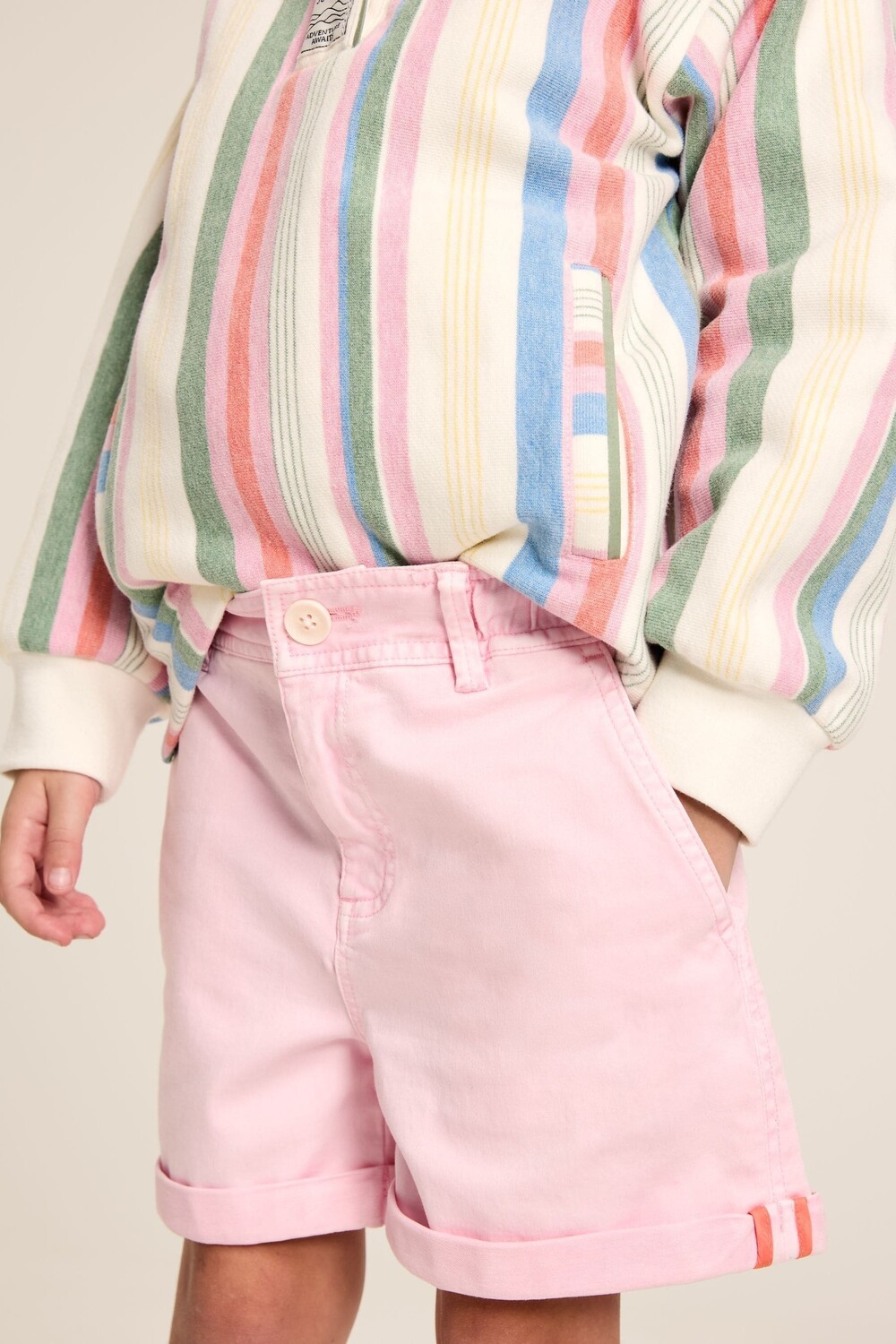 

Шорты чинос Shoreham Joules, розовый