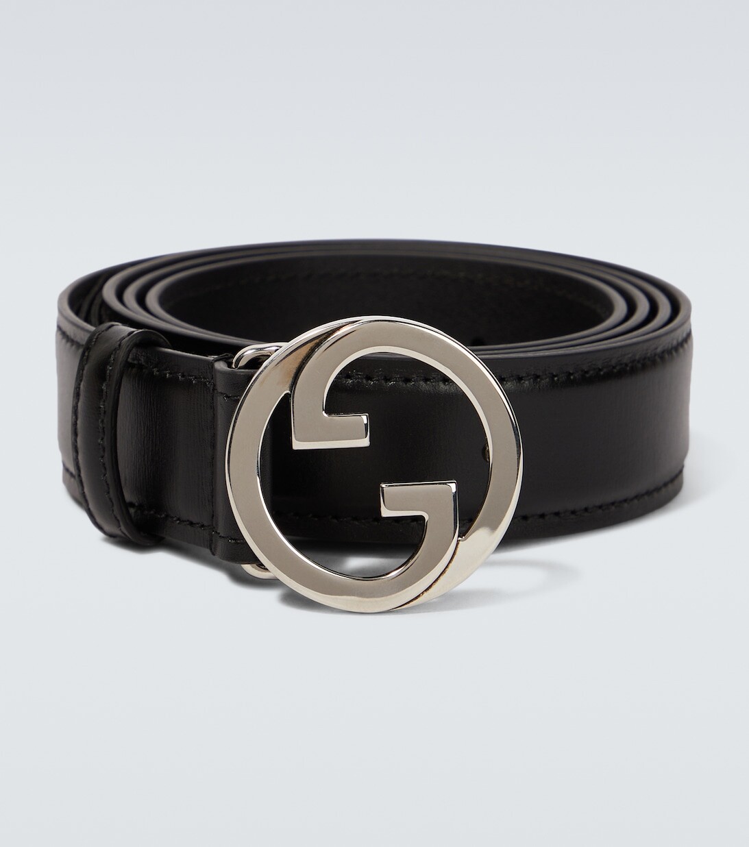 

Кожаный ремень Blondie Gucci, черный