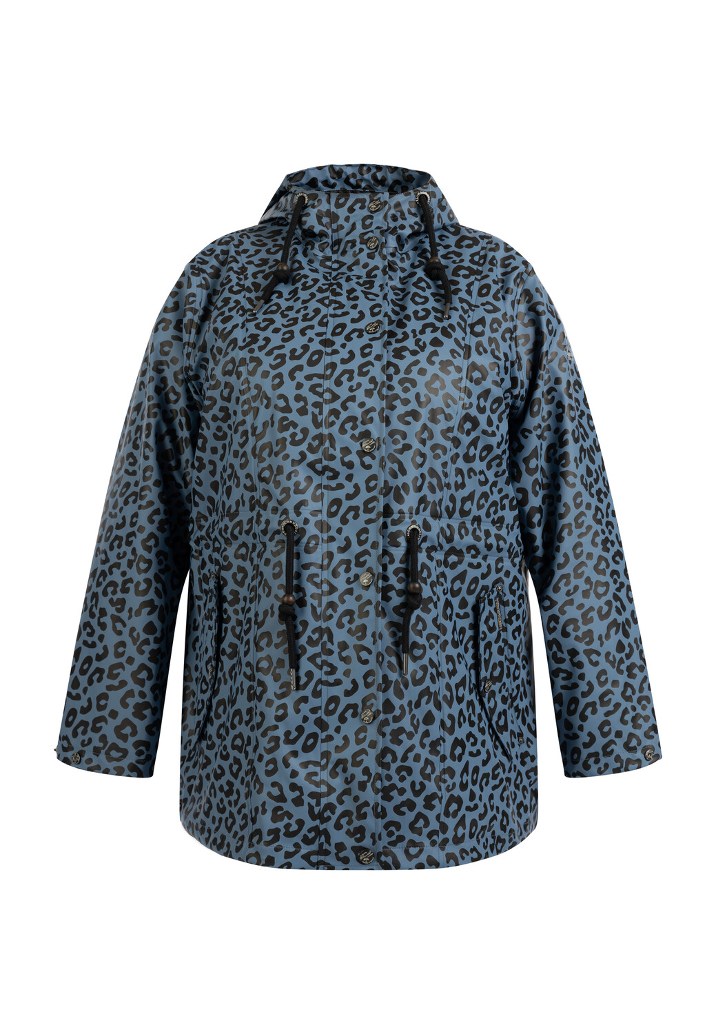 

Дождевик Schmuddelwedda Plus Size Mit Leoprint, цвет Blau Grau Schwarz Leo