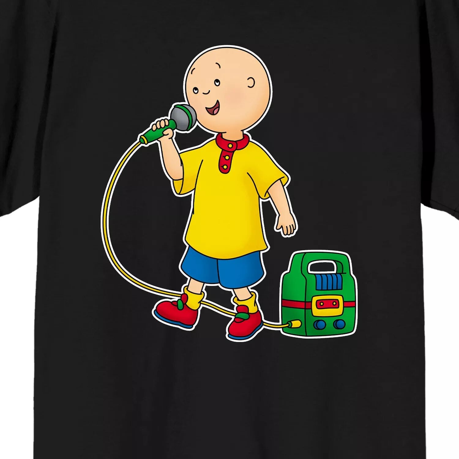 

Мужская футболка Caillou Karaoke Time Licensed Character