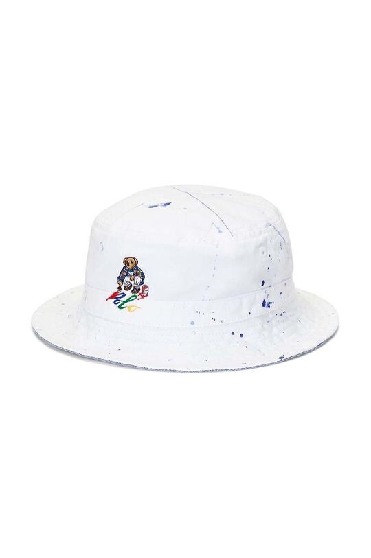 

Детская хлопковая шапочка Polo Ralph Lauren, белый