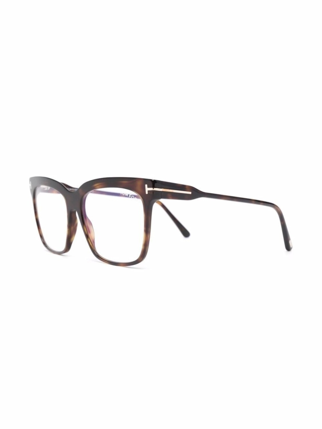 

TOM FORD Eyewear очки в трапециевидной оправе, коричневый