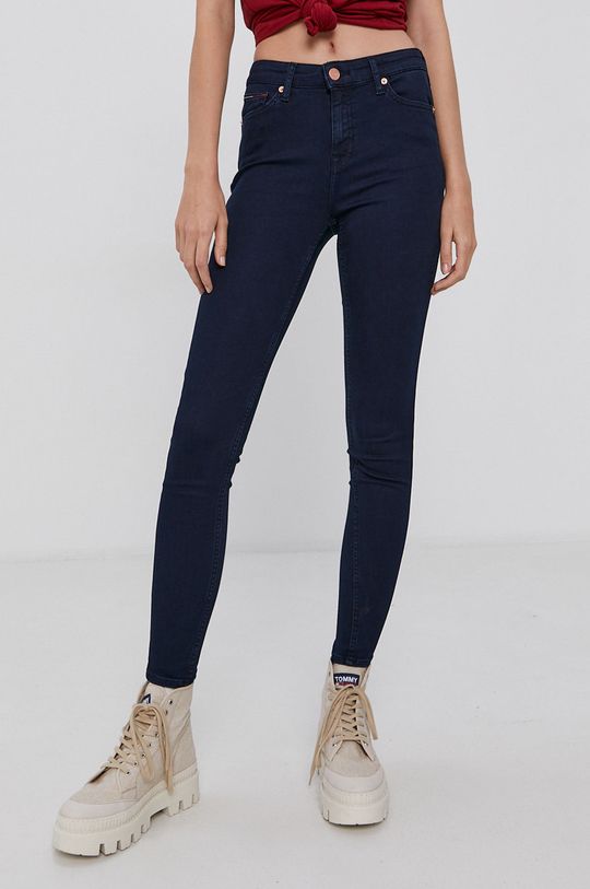 Джинсы Tommy Jeans, темно-синий джинсы скинни tommy jeans размер 26 32 голубой