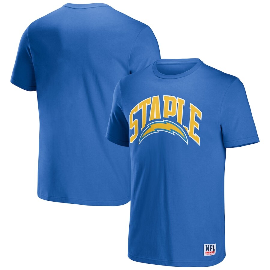 

Футболка с коротким рукавом Staple Los Angeles Chargers, синий