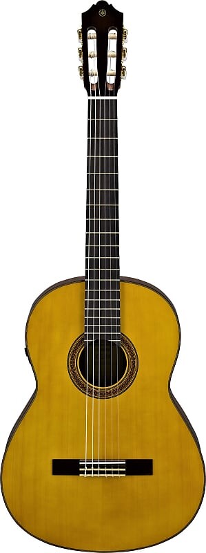 

Акустическая гитара Yamaha CG TransAcoustic Solid Engleman Spruce Top Nylon String Classical Acoustic Electric Guitar, Natural