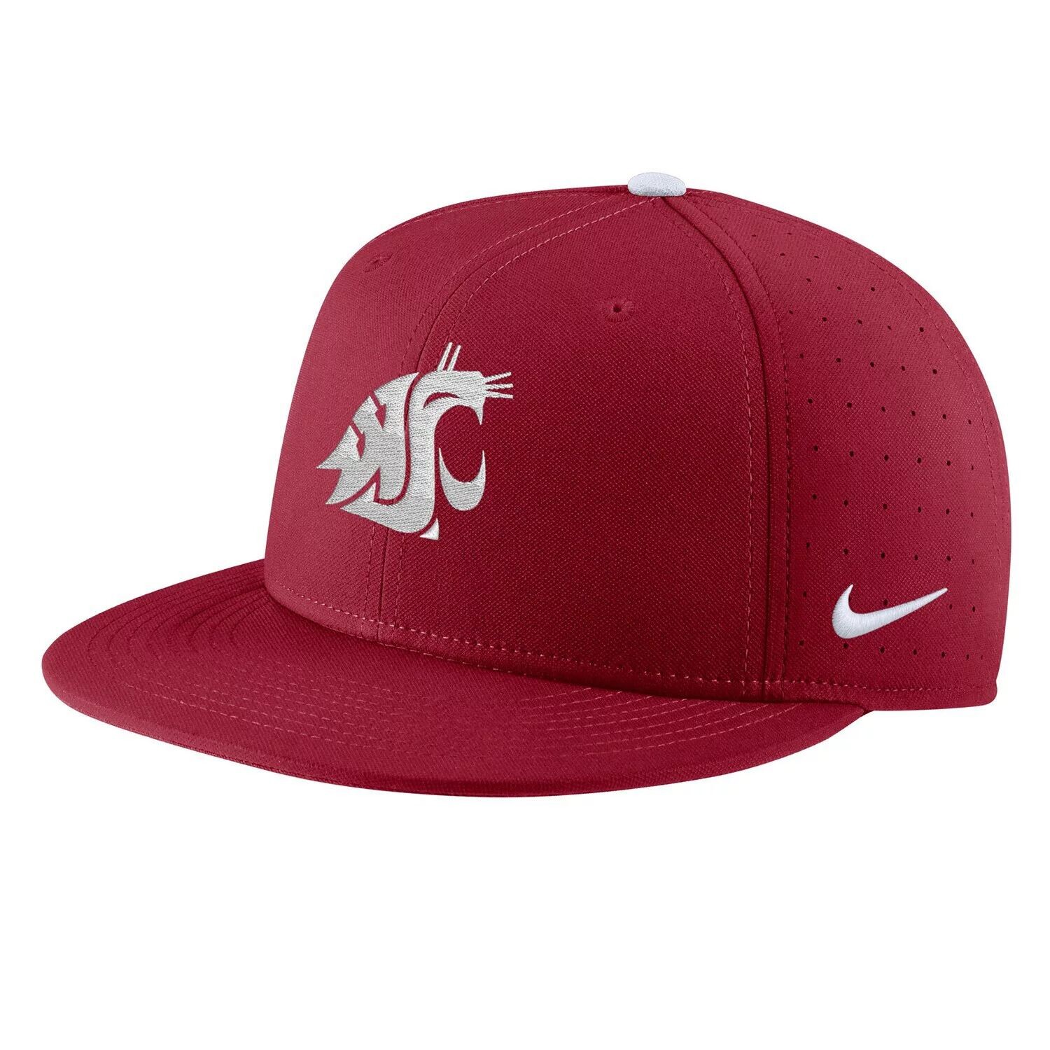

Мужская приталенная кепка Nike Crimson Washington State Cougars Aero True Baseball Performance