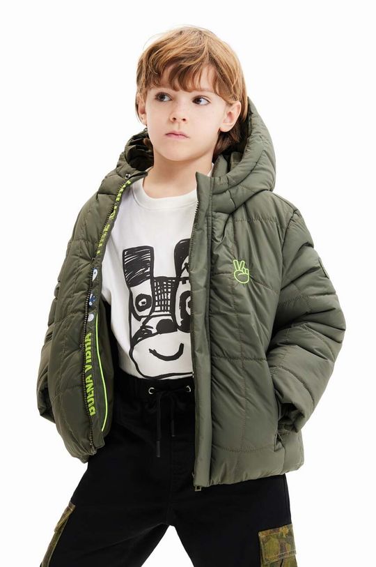 цена Куртка для мальчика Desigual, зеленый