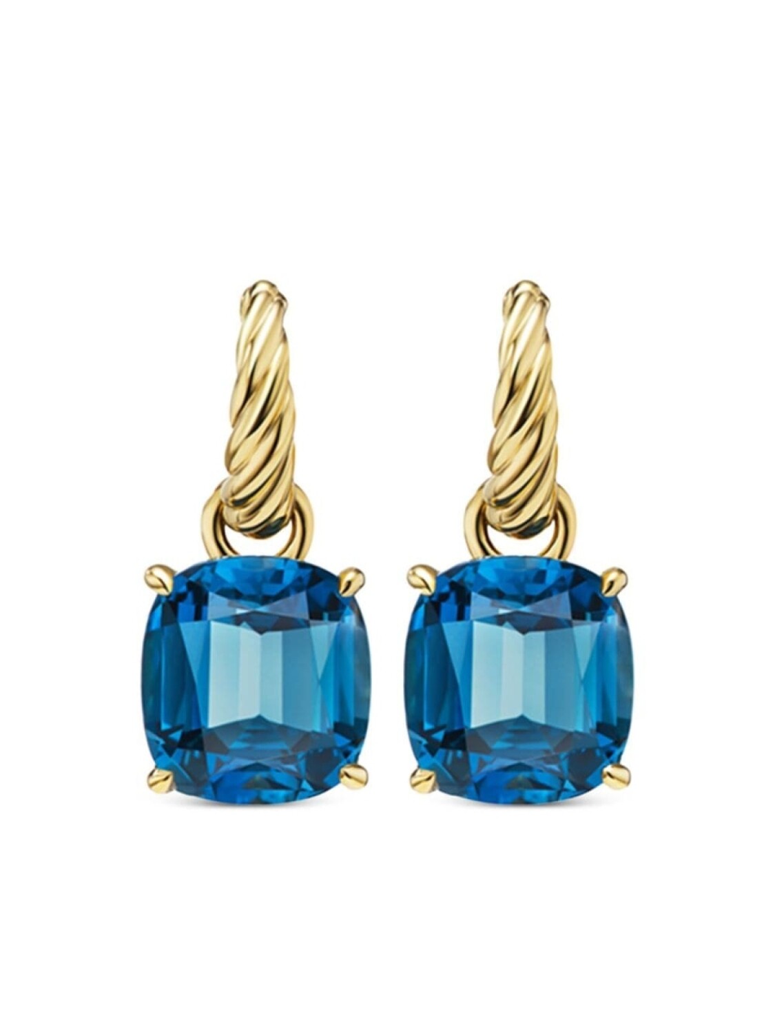 

Серьги-подвески Marbella из желтого золота с топазами David Yurman, золотой