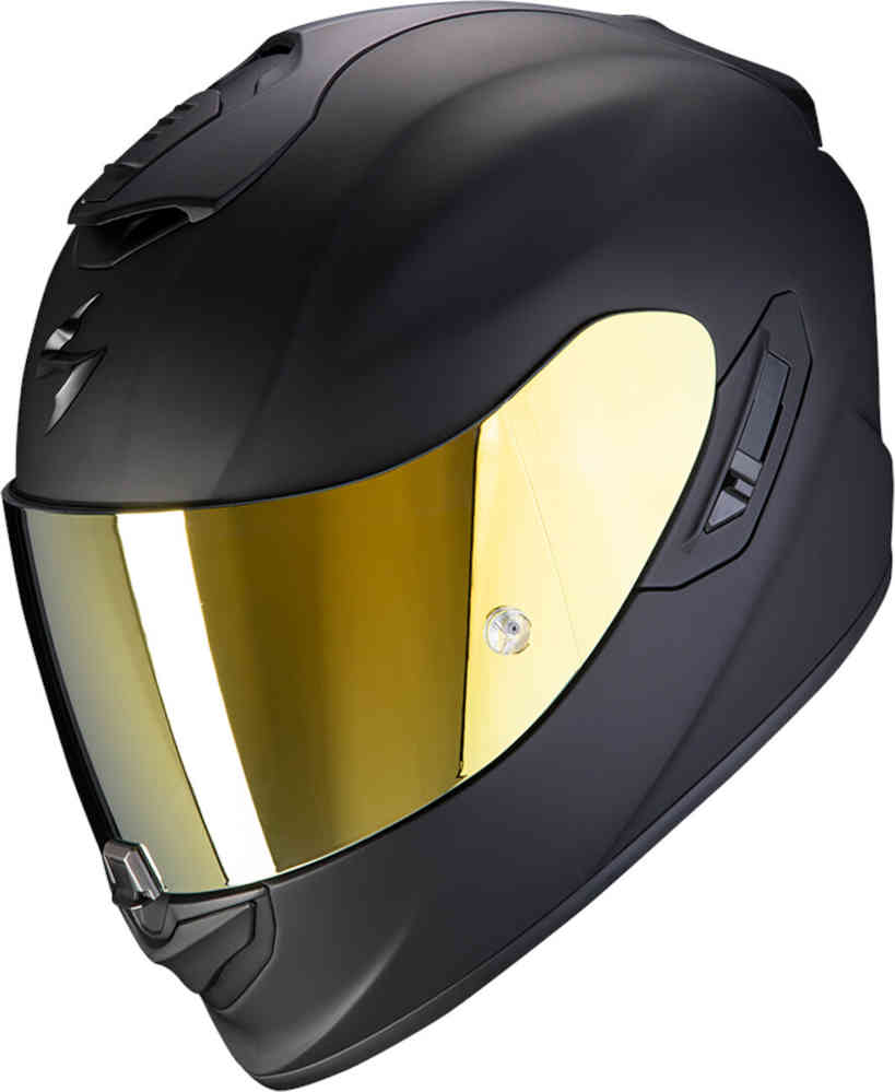 Exo-1400 Evo 2 Воздушный твердый шлем Scorpion, черный мэтт