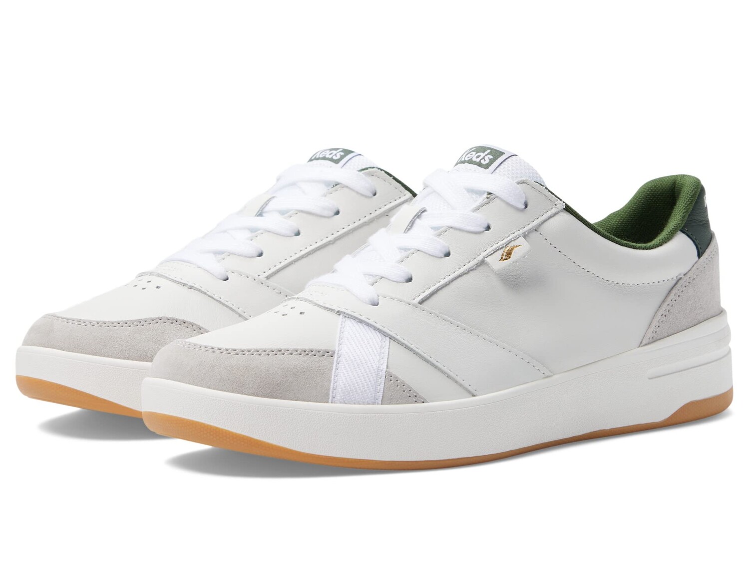 

Кроссовки Keds Keds x Recreational Habits Court, белый/зеленый