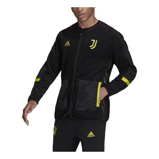 Куртка adidas Printing Zipper Soccer/Football Jacket Juventus Black, черный soccer coaches organizer zipper case football coaching board warning cards wallet magnets