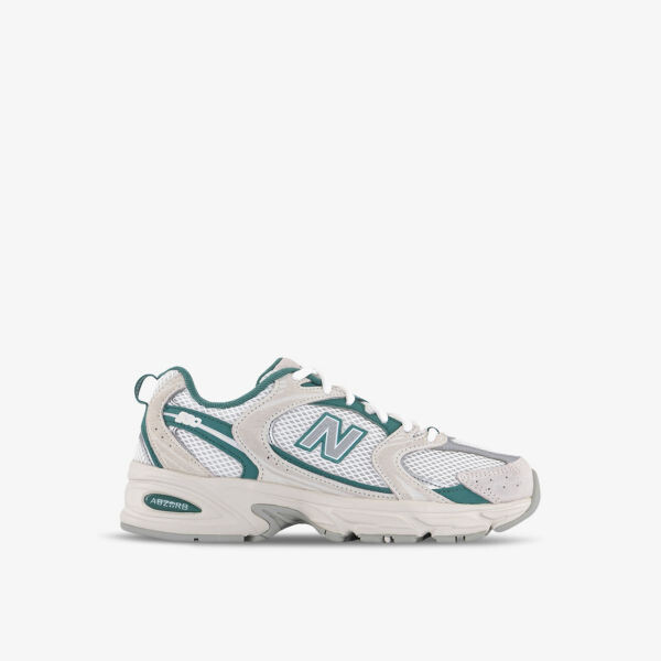 

Кроссовки mr530 с низким берцем из кожи и сетки с тиснением логотипа New Balance, белый