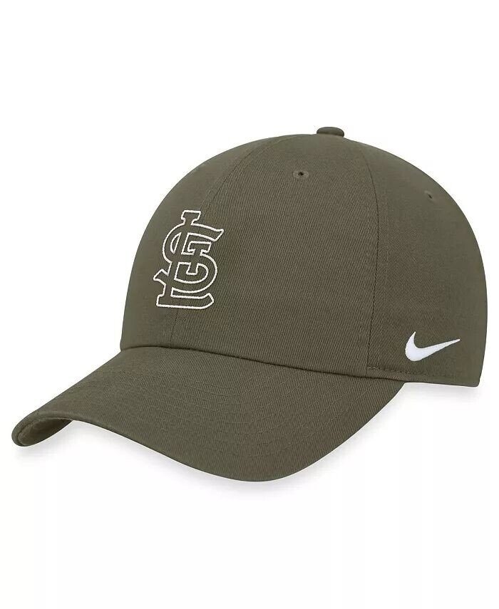 

Мужская оливковая регулируемая шляпа St. Louis Cardinals Club Nike, зеленый
