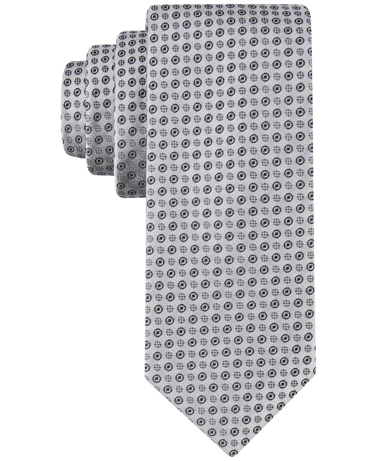 Мужской мини-галстук «яблочко» Calvin Klein темный мужской галстук calvin klein 2108