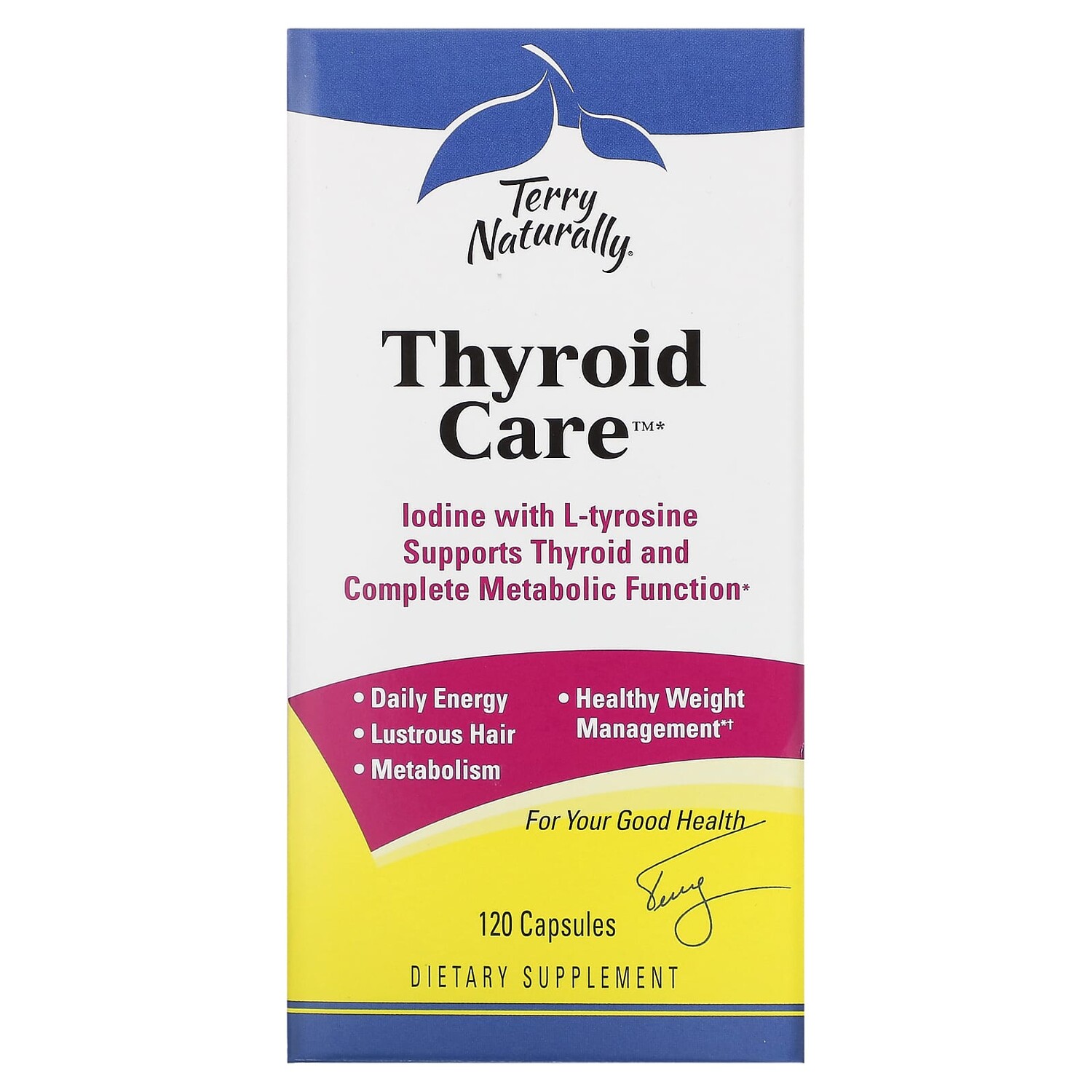 

Thyroid Care, 120 капсул, Terry Naturally