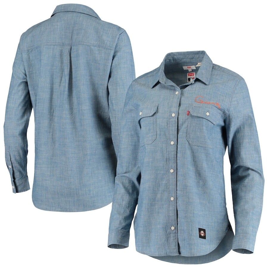 

Рубашка Levi's San Francisco Giants, синий